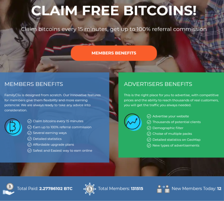 Familybtc Claim Bitcoin Every 15 Minutes Earn Up To 100 Referral - 
